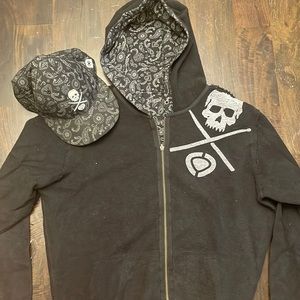 Circa Skateboard Adrian Lopez Hoodie Large and Cap 7 1/4 - Selling together